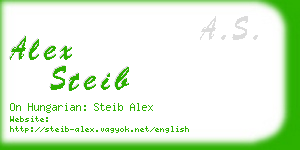alex steib business card